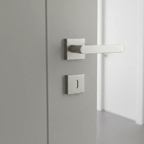 Brackle maniglia per porta flavia, finitura cromo satinato, immagine 2