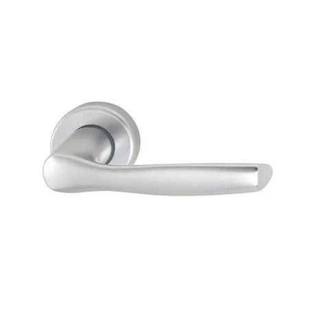 Brackle maniglia per porta ginevra, finitura argento, immagine 1