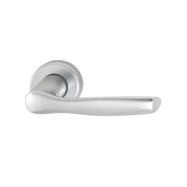 Brackle maniglia per porta ginevra, finitura argento, immagine 1