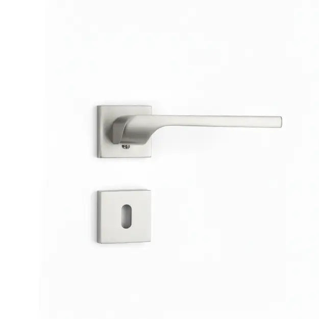 Brackle maniglia per porta mirea, finitura cromo satinato, immagine 2