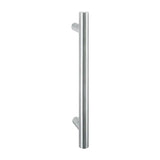Maniglione dritto tubolare Brackle in acciaio inox per porta