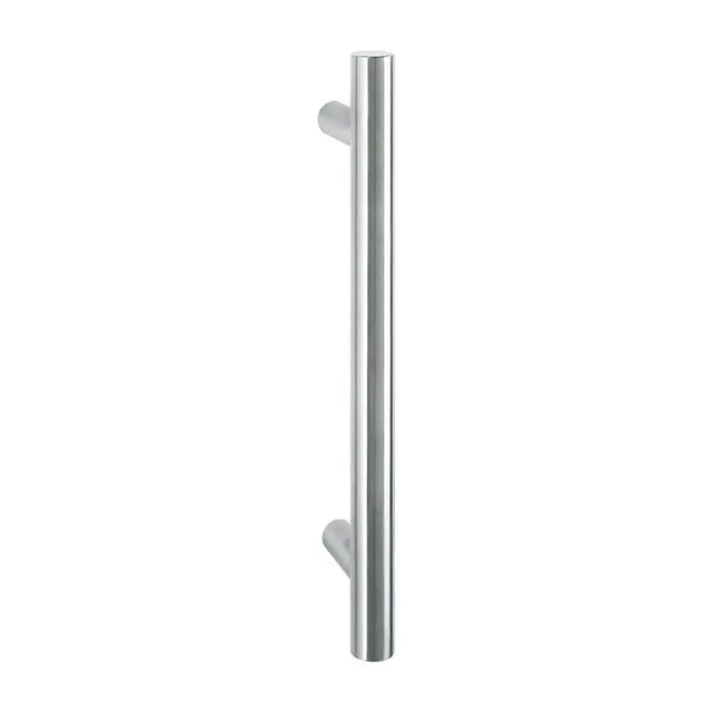 Maniglione dritto tubolare Brackle in acciaio inox per porta