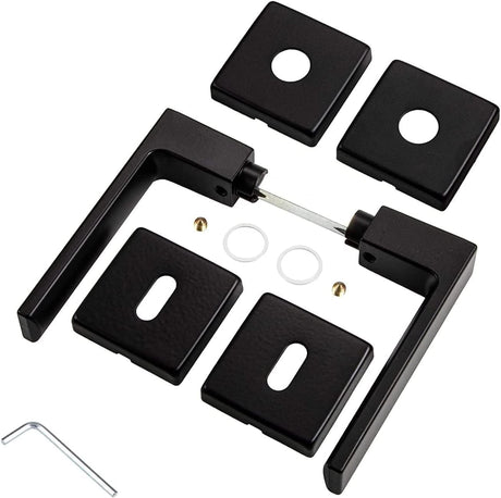 MANIGLIA PER PORTA AURA NERO OPACO