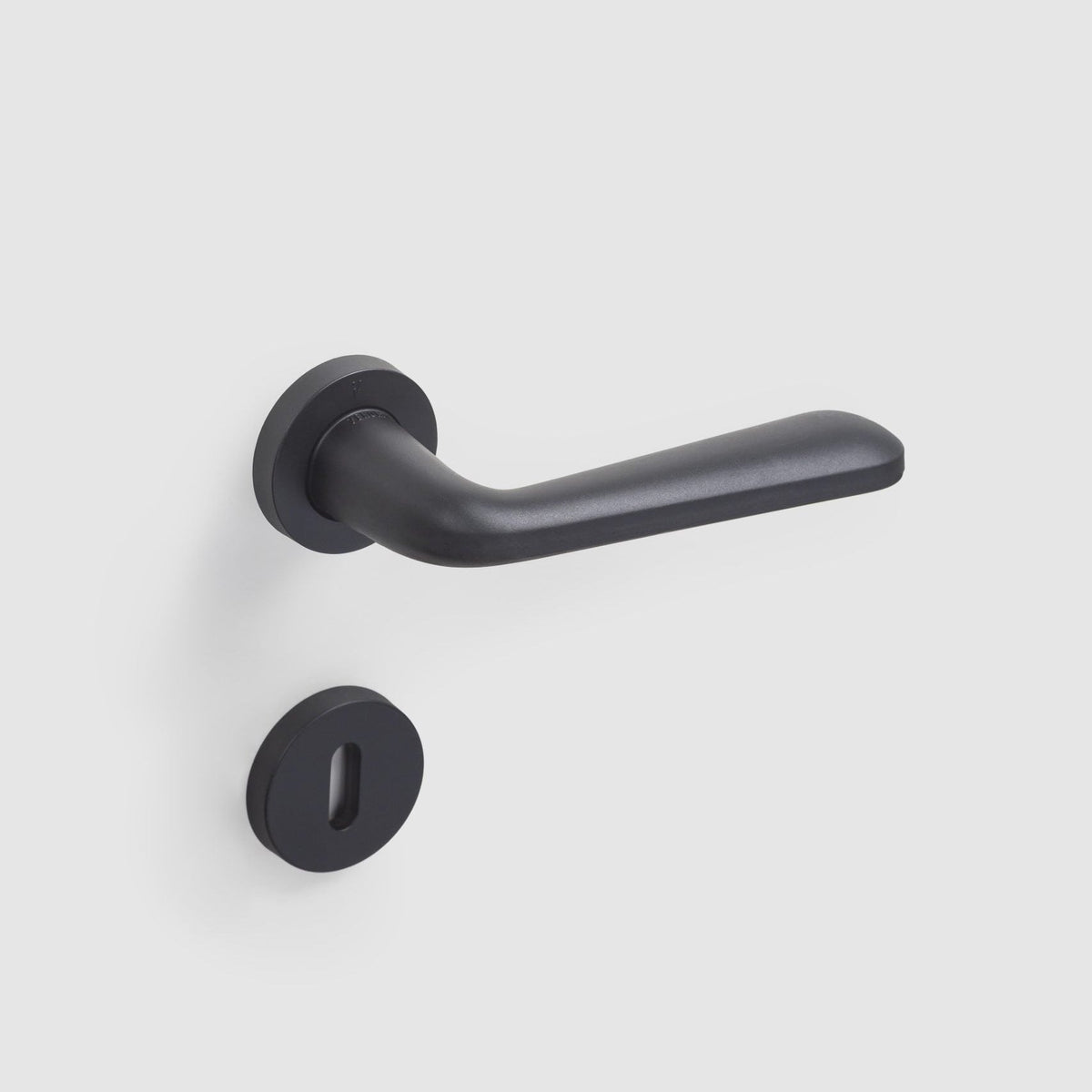 Maniglia Verum Snapp per porta interna, finitura Nero